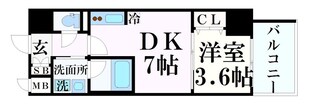 レオンコンフォート神戸駅前の物件間取画像